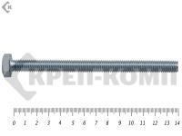 Болт полная резьба, цинк DIN933 6х140 пр.5,8 (25кг/960)