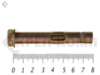 Анкер болт болтом  м8 10х80 (5шт)