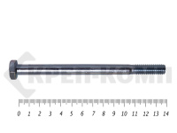 Болты DIN 931, с неполной резьбой, цинк, 10х140 мм пр.8.8 (25 кг/256)