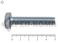 Болт полная резьба, цинк DIN933 8х 50 пр.10,9 (25кг/1197)