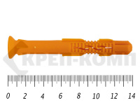 Дюбель рамный без шурупа 16х 140 ПОТАЙ полипропилен под м12 (50 шт) 