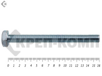 Болт полная резьба, цинк DIN933 8х160 пр.5,8 (25кг/466)