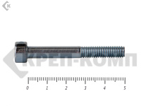 Винт с внутренним шестигранником,цинк DIN912 4 х50 Фасовка МОСКРЕП (200шт)