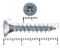 Саморез белый цинк POZY 4,5х30 (70шт)