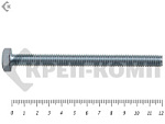 Болт полная резьба, цинк DIN933 8х120 пр.5,8 (5шт) – фото