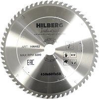 Диск 450*50*60Т, пильный Hilberg Industrial Дерево (1 шт)