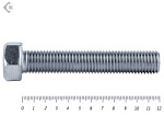 Болт полная резьба, цинк DIN933 10х120 пр.5,8 (25кг/353) – фото